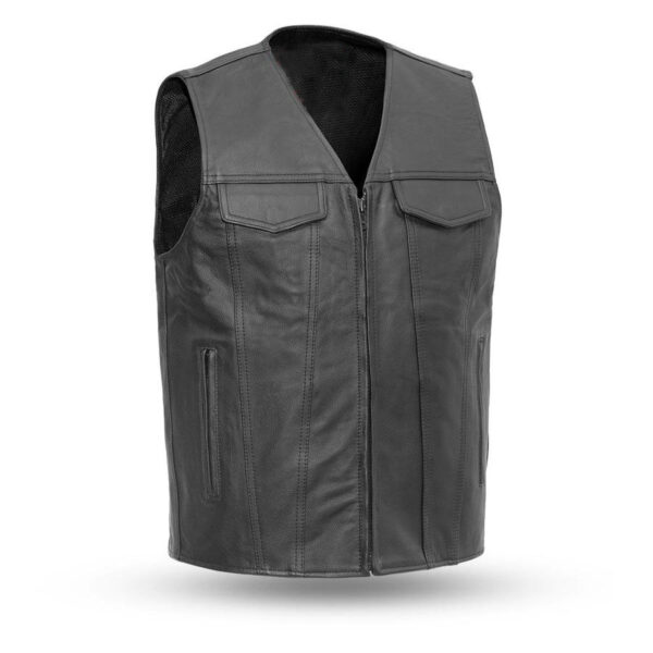 Leather Motorcycle Vest