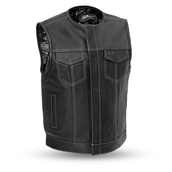 Leather Motorcycle Vest