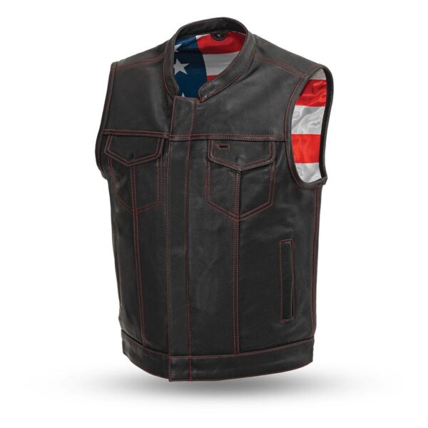Leather Motorcycle Vest