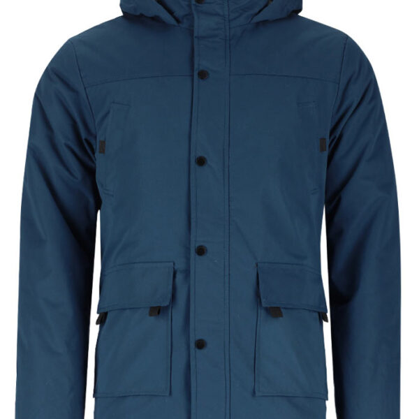 PARKA JACKET BLUE/GREY
