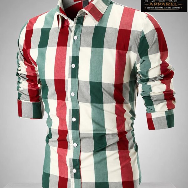 Men s Long Sleeve Button Down Plaid Shirts