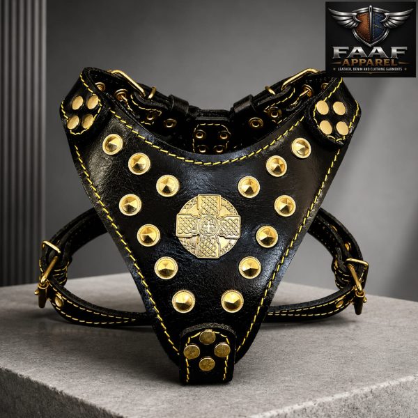 Genuine Leather Dog Harness