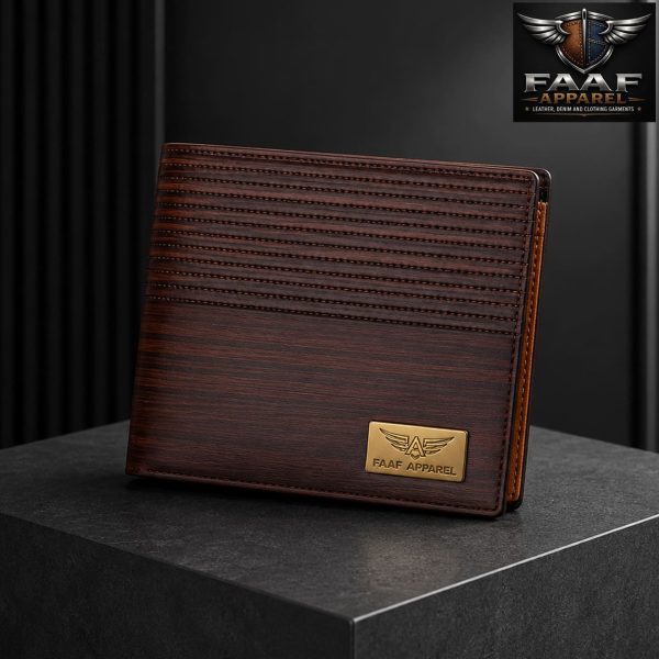 Shiny Leather Fashion Stylish Short Wallet for Men