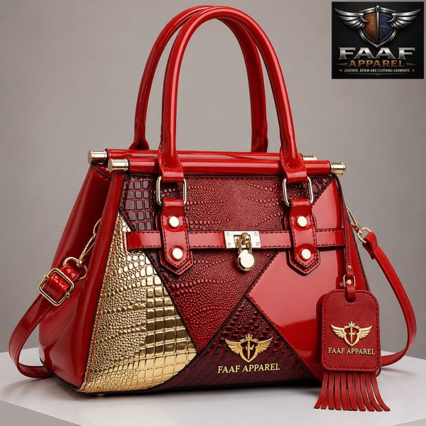 Fashionable New Women’s Handbag Light Luxury Texture Lizard Pattern Colored Single Shoulder Bag Brand Trendy Crossbody Bag Women