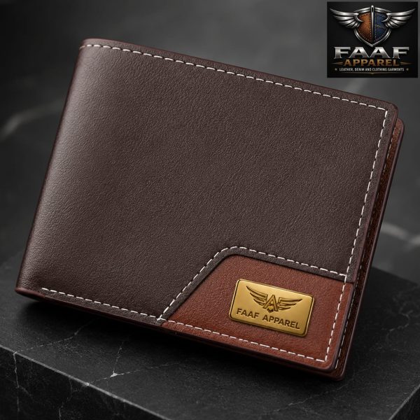 Genuine Leather Men Wallets Coin Pocket Zipper Real Men's Leather Wallet with Coin High Quality Male Purse