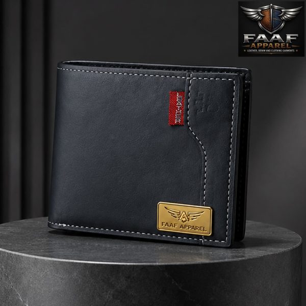 Genuine Leather Double Sided Wallet for Men Women
