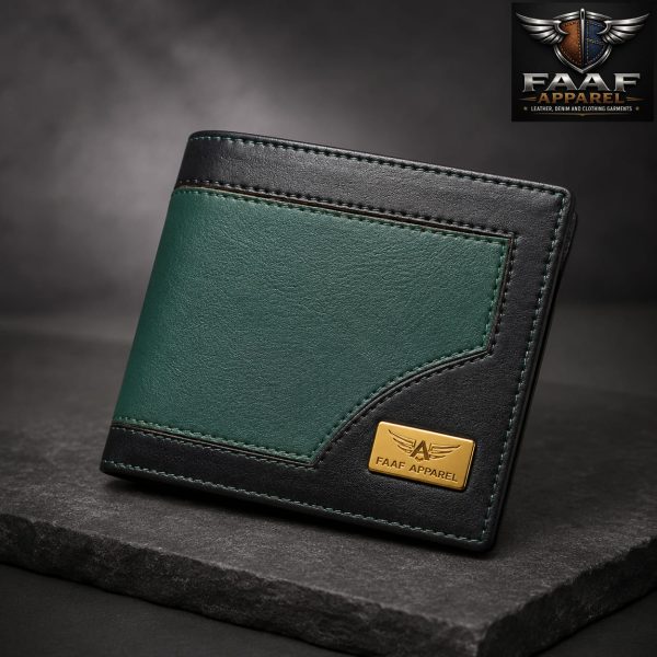 two-tone bifold men's wallet