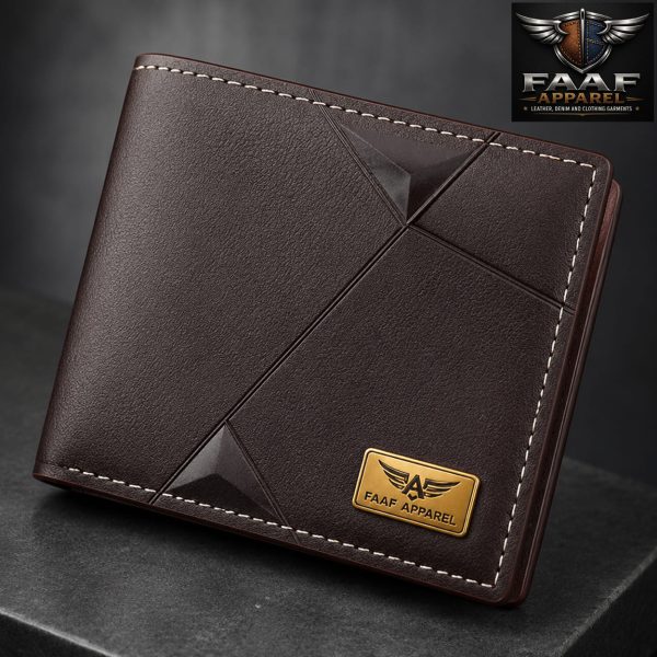 Men's Short Design Causal Purses Male Folding Wallet Card Holders High Quality Slim Money Bag New Men PU Leather Wallets