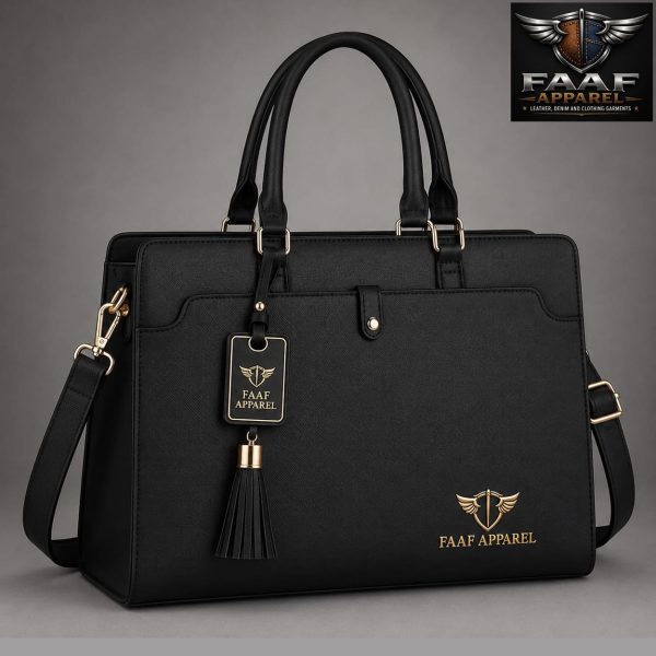Laptop Bag for Women 15.6 Inch Waterproof PU Leather Tote Bag Business Office Work Bag Briefcase Computer Tote Bag