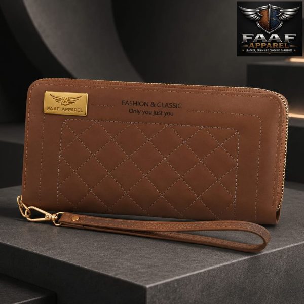 Solid Color PVC Women's Wallet With Embossing, Featuring Polyester Lining In Business Elite Style
